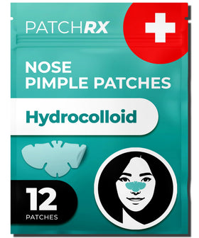 PatchRx Pimple Patches for Nose 12 pack front view
