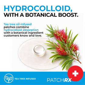 PatchRx Pimple Patches showing easy-peel feature