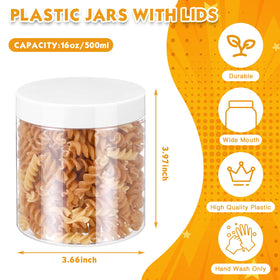 Patelai wide mouth plastic jar showing the airtight seal