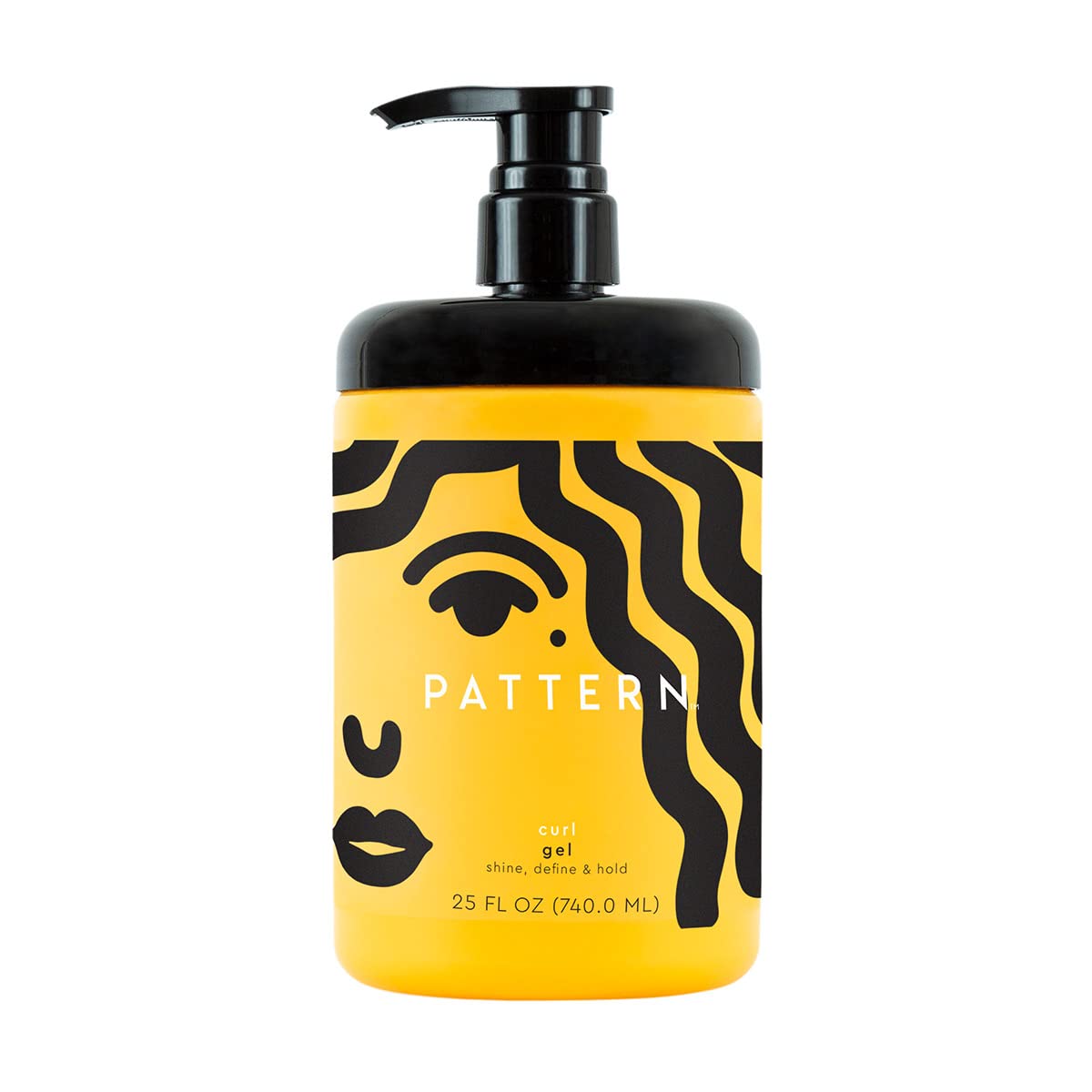 PATTERN Curl Gel 848g front view with Aloe Vera and Cacay Oil