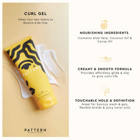 PATTERN Curl Gel 9.8 fl oz packaging side view
