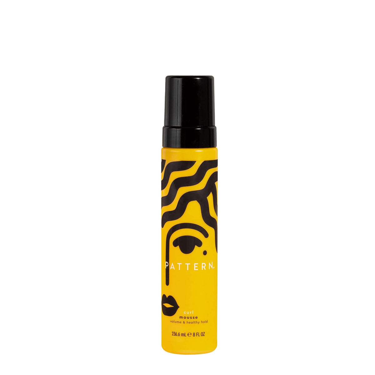PATTERN Curl Mousse 8 fl oz front view with pump