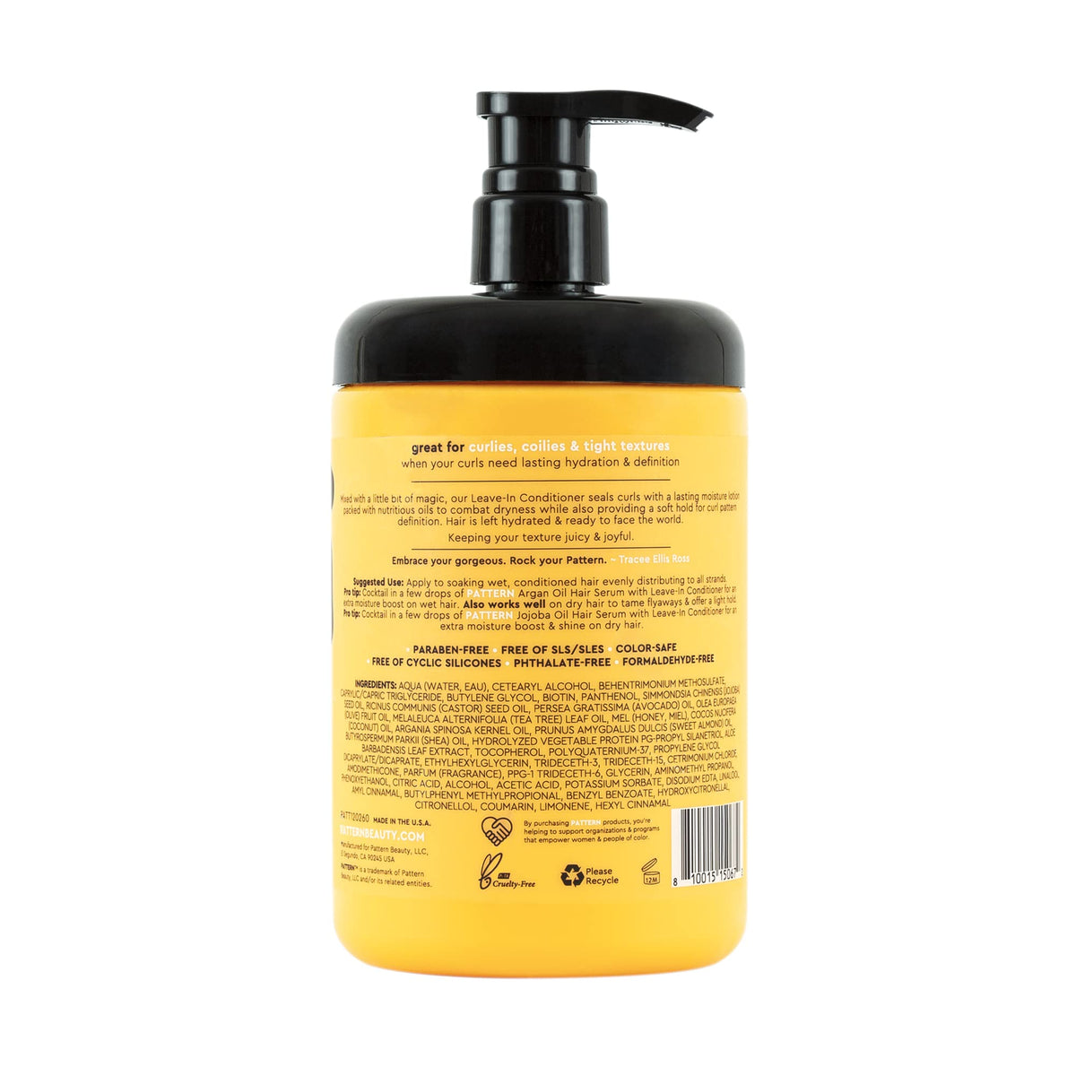 PATTERN Leave-In Conditioner 25 fl oz in bathroom setting