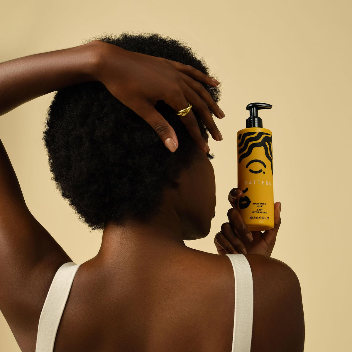 PATTERN Moisture Hair Milk packaging side view