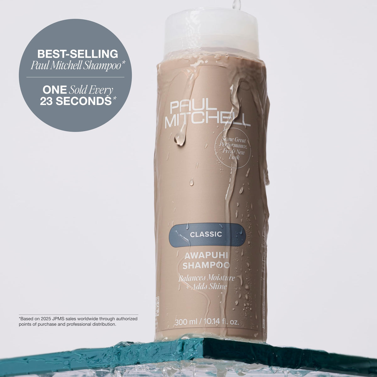 Paul Mitchell Awapuhi Shampoo in bathroom setting