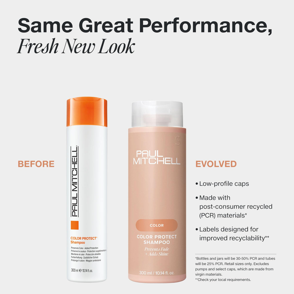 Paul Mitchell Color Protect Shampoo bottle side view