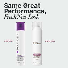 Paul Mitchell Extra-Body Firm Hairspray back view with label