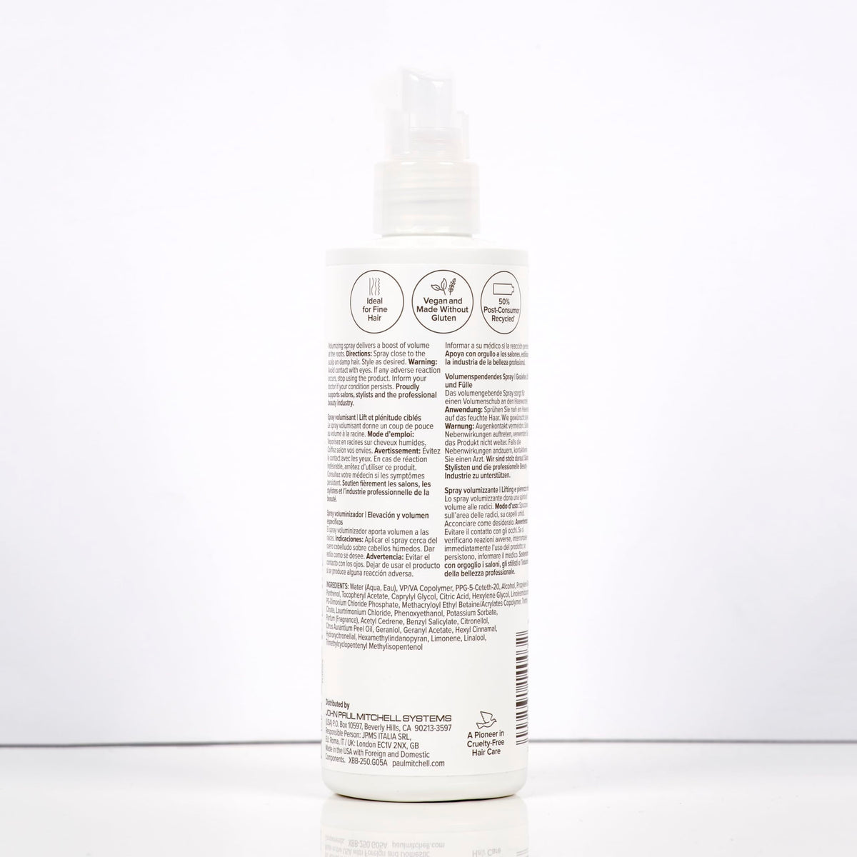 Paul Mitchell Extra-Body Root support Volumizing Spray with fresh flowers
