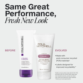 Paul Mitchell Extra-Body Sculpting Gel 5.1 fl oz back view