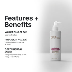 Paul Mitchell Extra-Body support Root Lifter 250ml back view