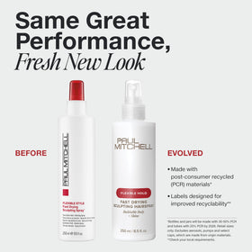 Paul Mitchell Fast Drying Sculpting Hairspray side view with label