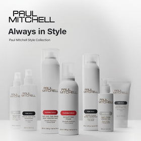 Paul Mitchell Fast Drying Sculpting Hairspray with styling tools