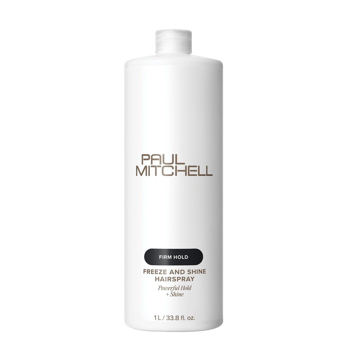 Paul Mitchell Freeze and Shine Hairspray front view 33.8 fl oz