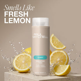 Paul Mitchell Shampoo Two in a bathroom setting
