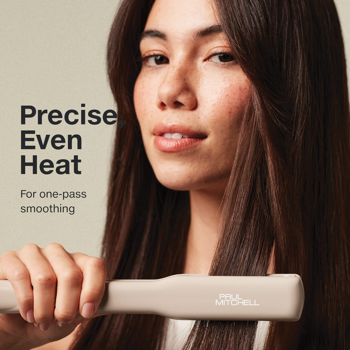 Paul Mitchell Smooth+ Ceramic Flat Iron close-up of ceramic plates
