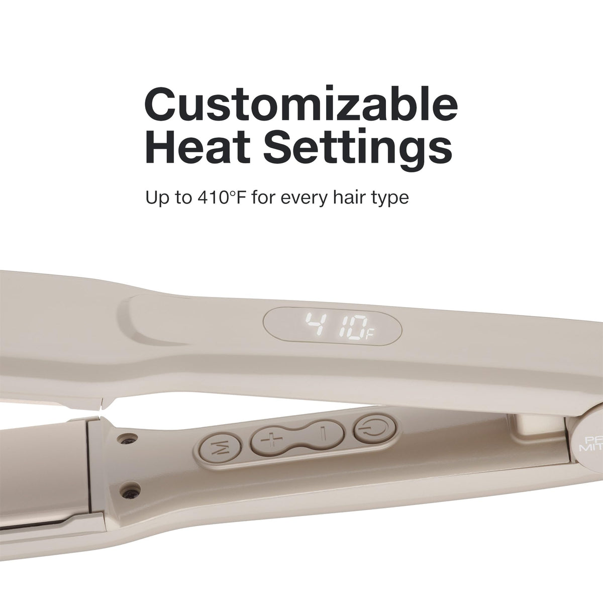Paul Mitchell Smooth+ Ceramic Flat Iron in use on hair