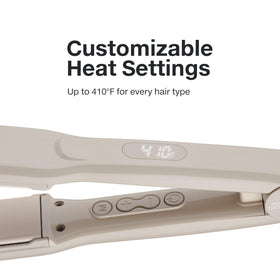 Paul Mitchell Smooth+ Ceramic Flat Iron in use on hair
