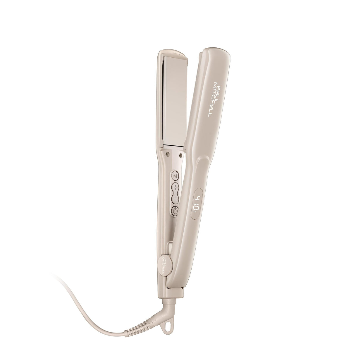 Paul Mitchell Smooth+ Ceramic Flat Iron taupe model front view