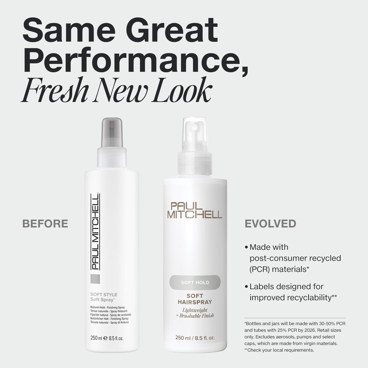 Paul Mitchell Soft Hairspray bottle side view