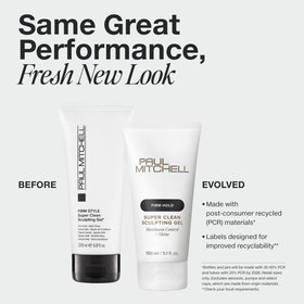Paul Mitchell Super Clean Sculpting Gel side view with cap