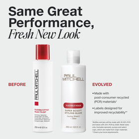 Paul Mitchell Super Sculpt Styling Glaze bottle side view