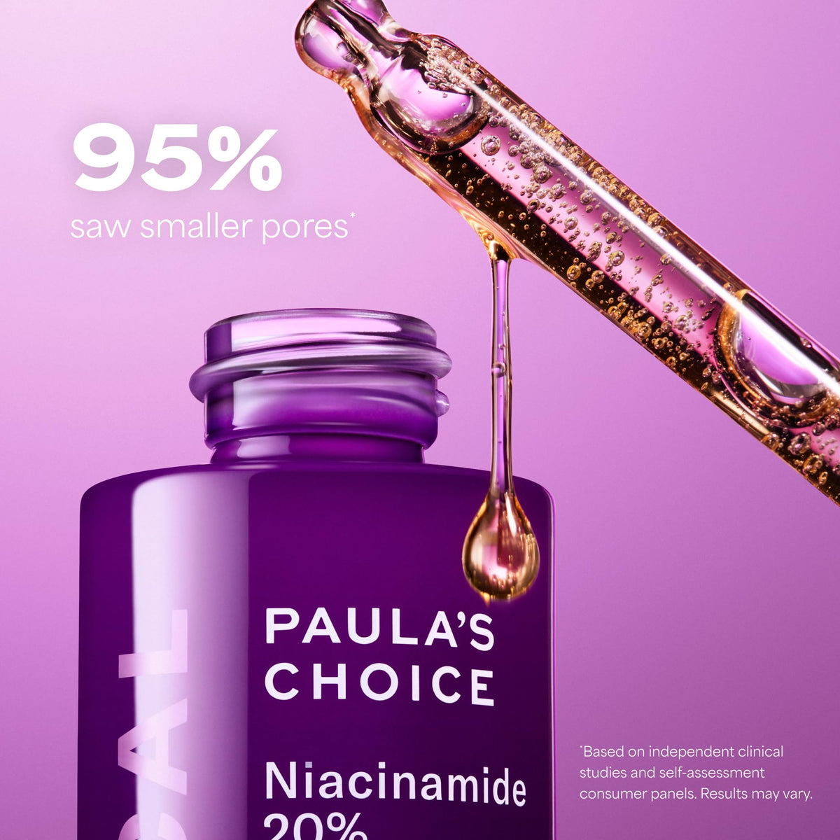 Paula's Choice 20% Niacinamide Serum bottle side view