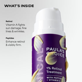 Paula's Choice CLINICAL 1% Retinol Face texture on hand