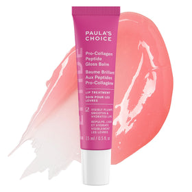 Paula's Choice Pro-Collagen Peptide Gloss Lip Balm front view in sheer pink