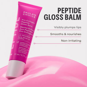 Paula's Choice Pro-Collagen Peptide Gloss Lip Balm in a beauty setting