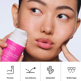 Paula's Choice Pro-Collagen Peptide Moisturizer in hand