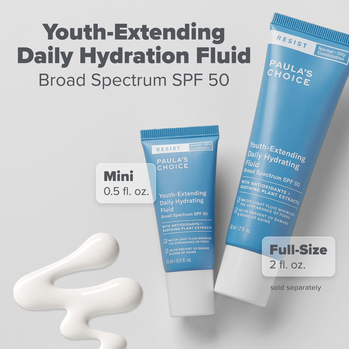 Paula's Choice RESIST Hydrating Fluid application on face
