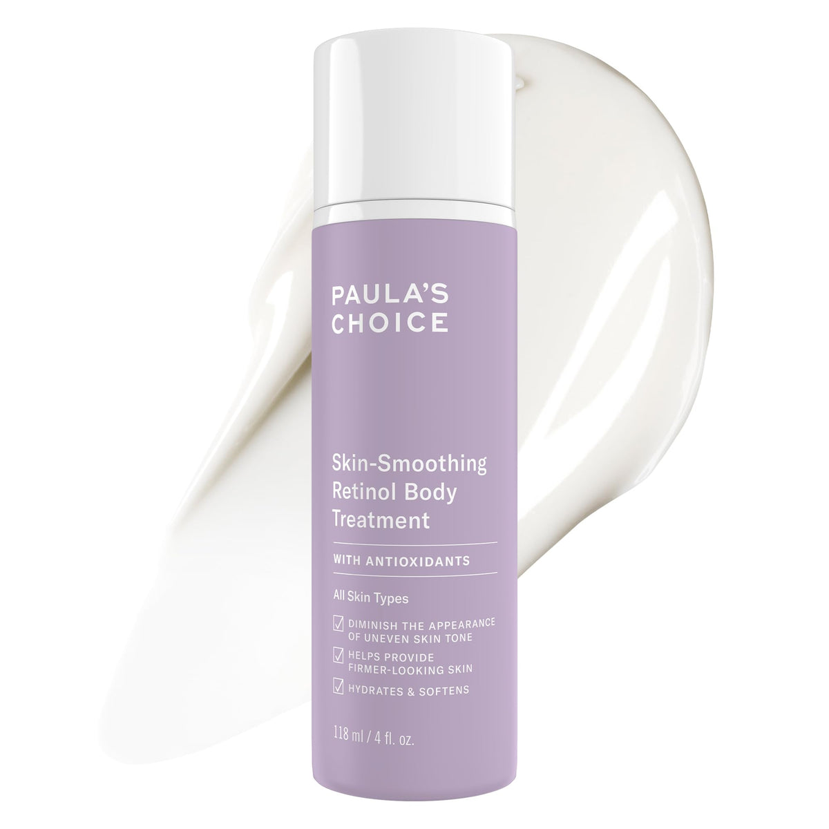Paula's Choice Retinol Skin-Smoothing Body Lotion 4 Fl Oz front view