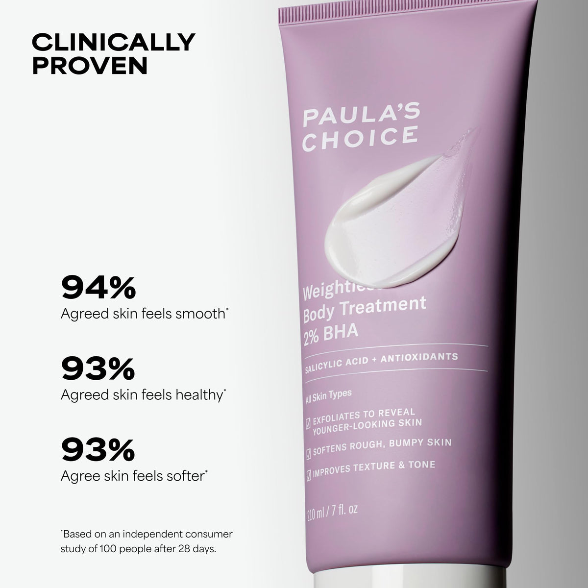 Paula's Choice Weightless Body 2% BHA back view
