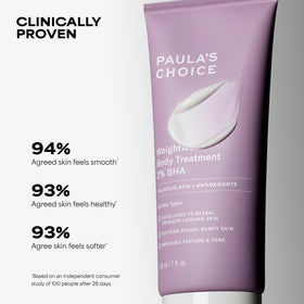 Paula's Choice Weightless Body 2% BHA back view