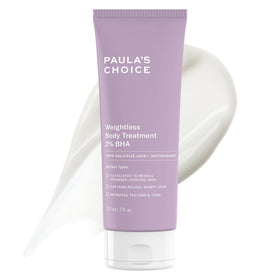Paula's Choice Weightless Body 2% BHA in lifestyle setting