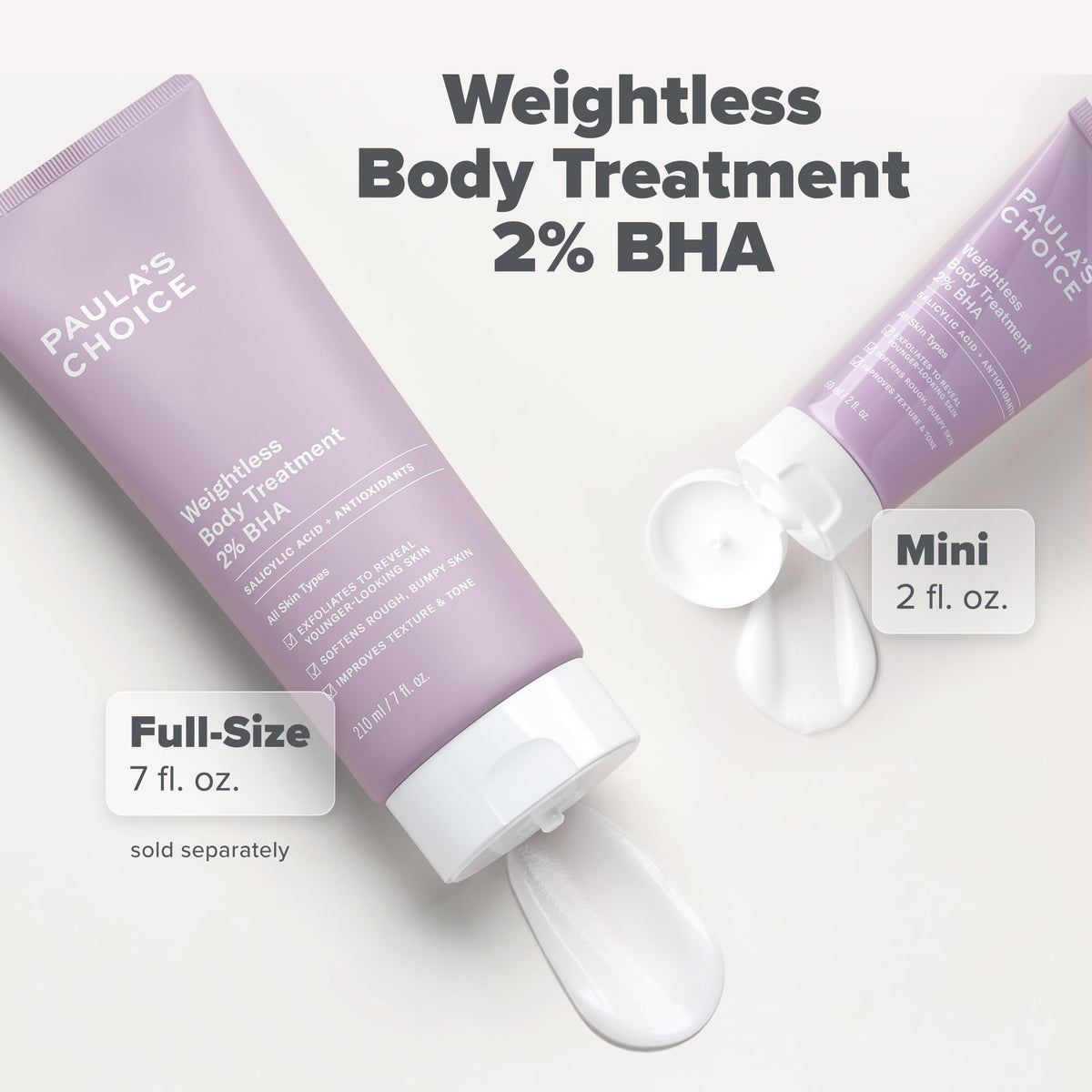 Paula's Choice Weightless Body 2% BHA packaging details