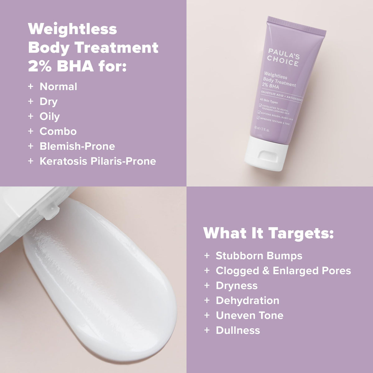 Paula's Choice Weightless Body 2% BHA texture close-up