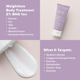 Paula's Choice Weightless Body 2% BHA texture close-up