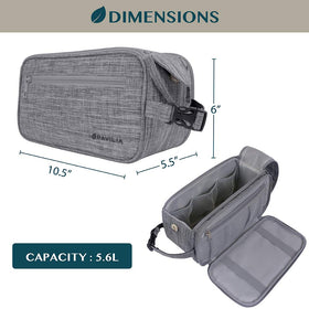 PAVILIA Toiletry Bag with grooming accessories inside