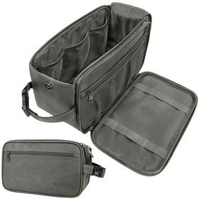 PAVILIA XL Toiletry Bag Dark Grey front view