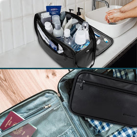 PAVILIA XL Toiletry Bag with grooming accessories inside