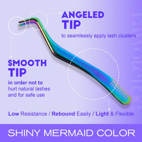 Pawotence Kira Lash Clusters in elegant makeup setting