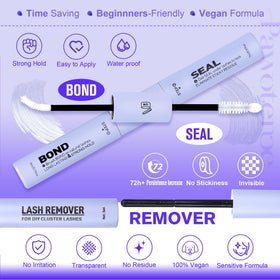 Pawotence Kira Lash Clusters Kit components layout