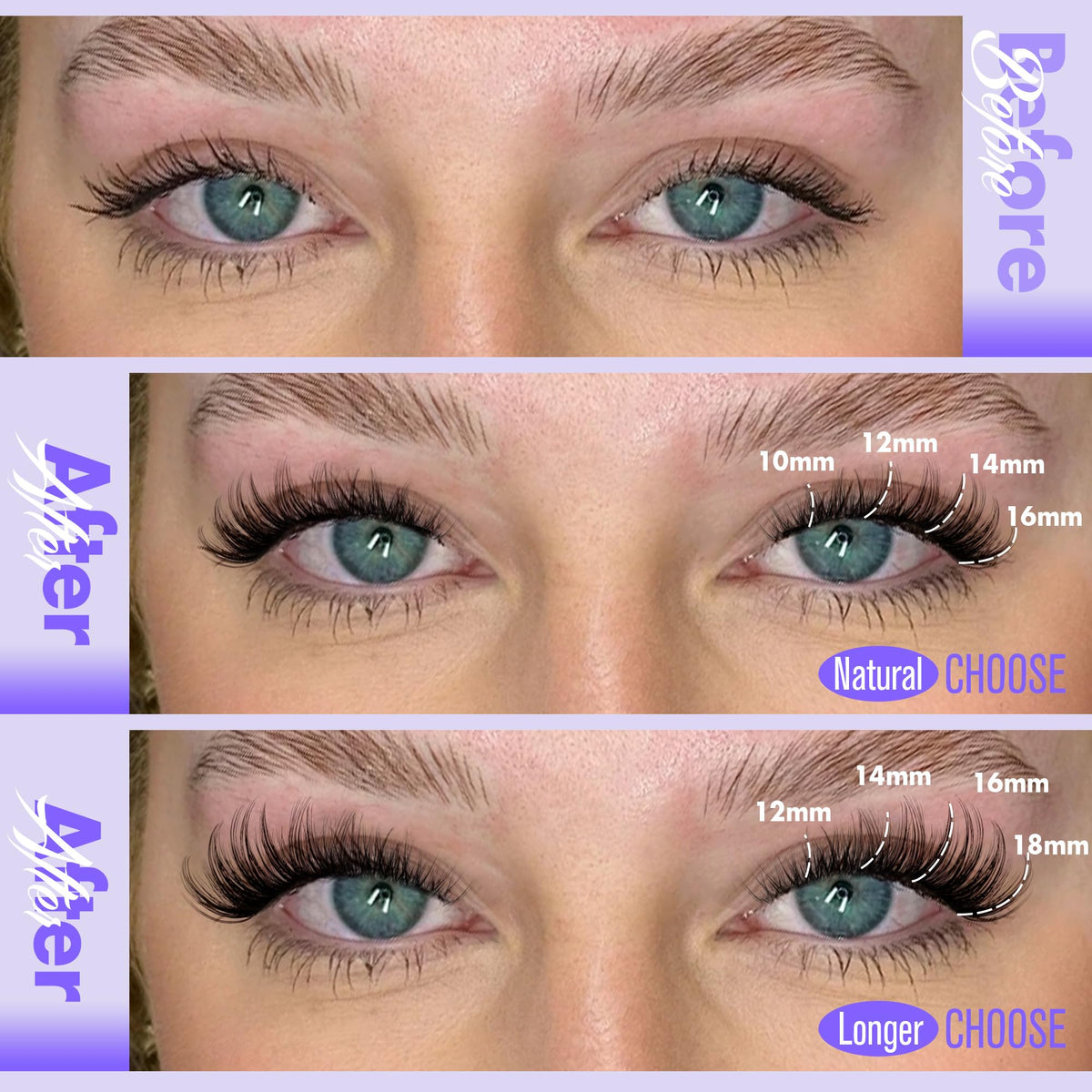 Pawotence Kira Lash Clusters Kit with Bond & Seal applicator