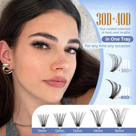 Pawotence Lash Clusters 30D and 40D lash styles