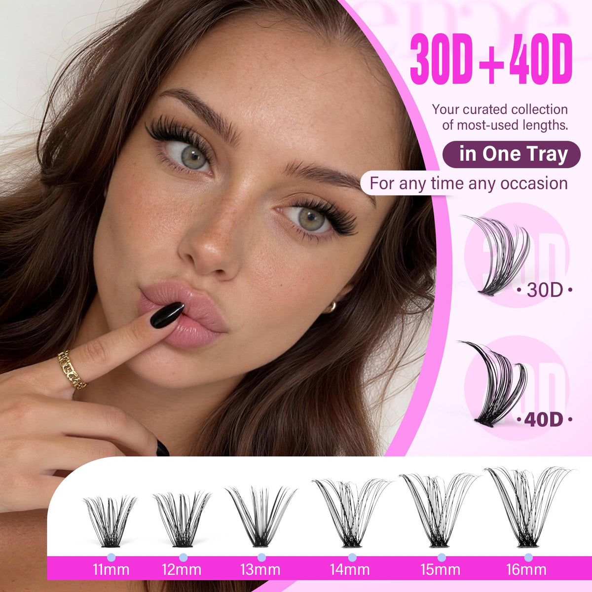 Pawotence Lash Clusters application process with tweezers