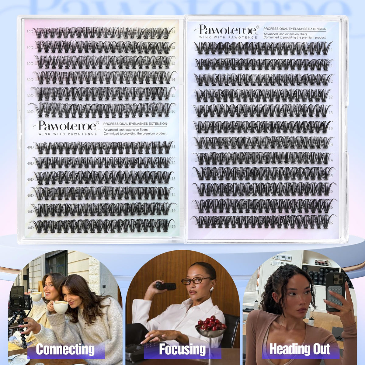 Pawotence Lash Clusters application tools including tweezers