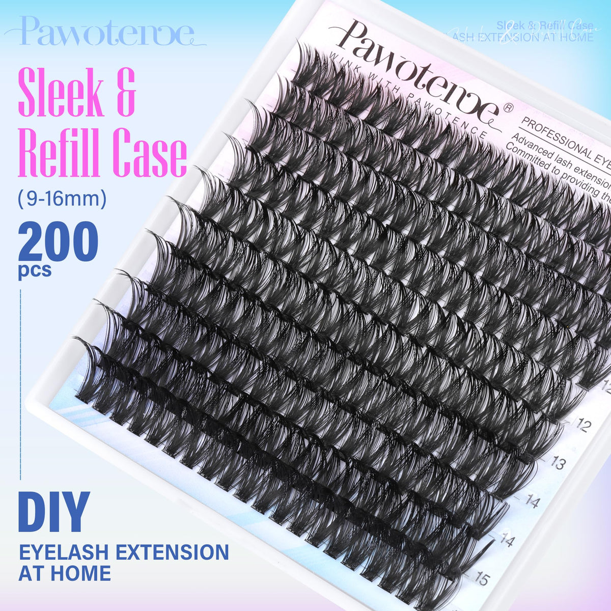 Pawotence Lash Clusters individual lashes in various lengths