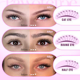 Pawotence Lash Clusters packaging side view