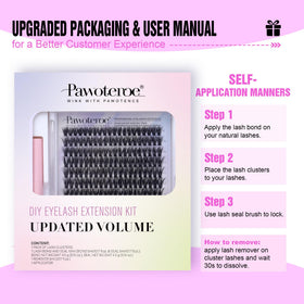 Pawotence Lash Extension Kit packaging front view